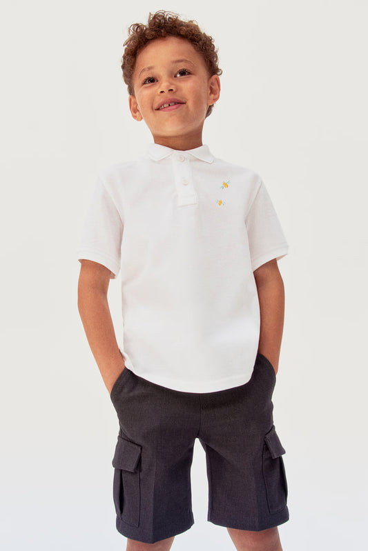 Polo Republica Kid's Bees Embroidered Polo Shirt Kid's Polo Polo Republica 