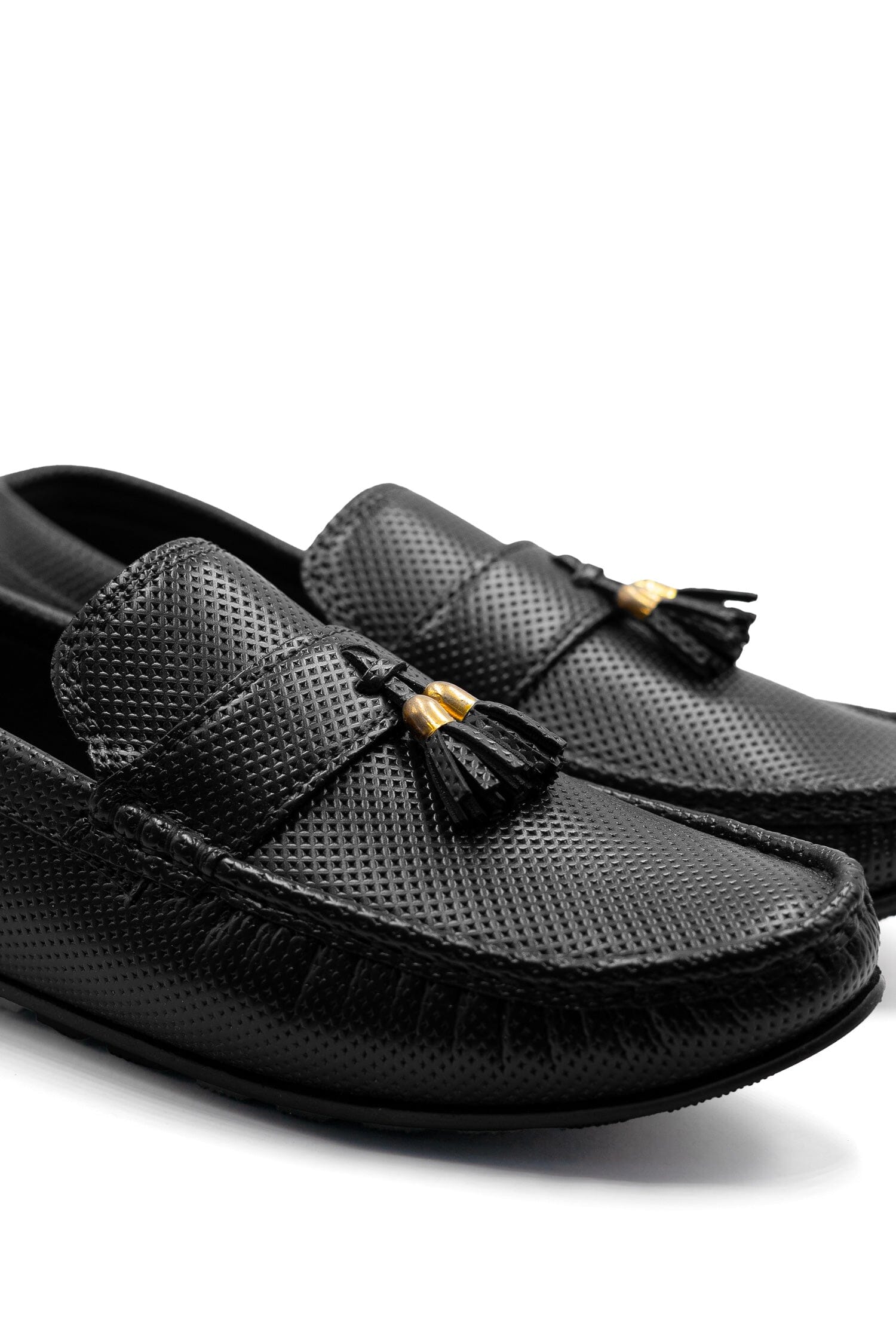 Mens perforated loafers shop