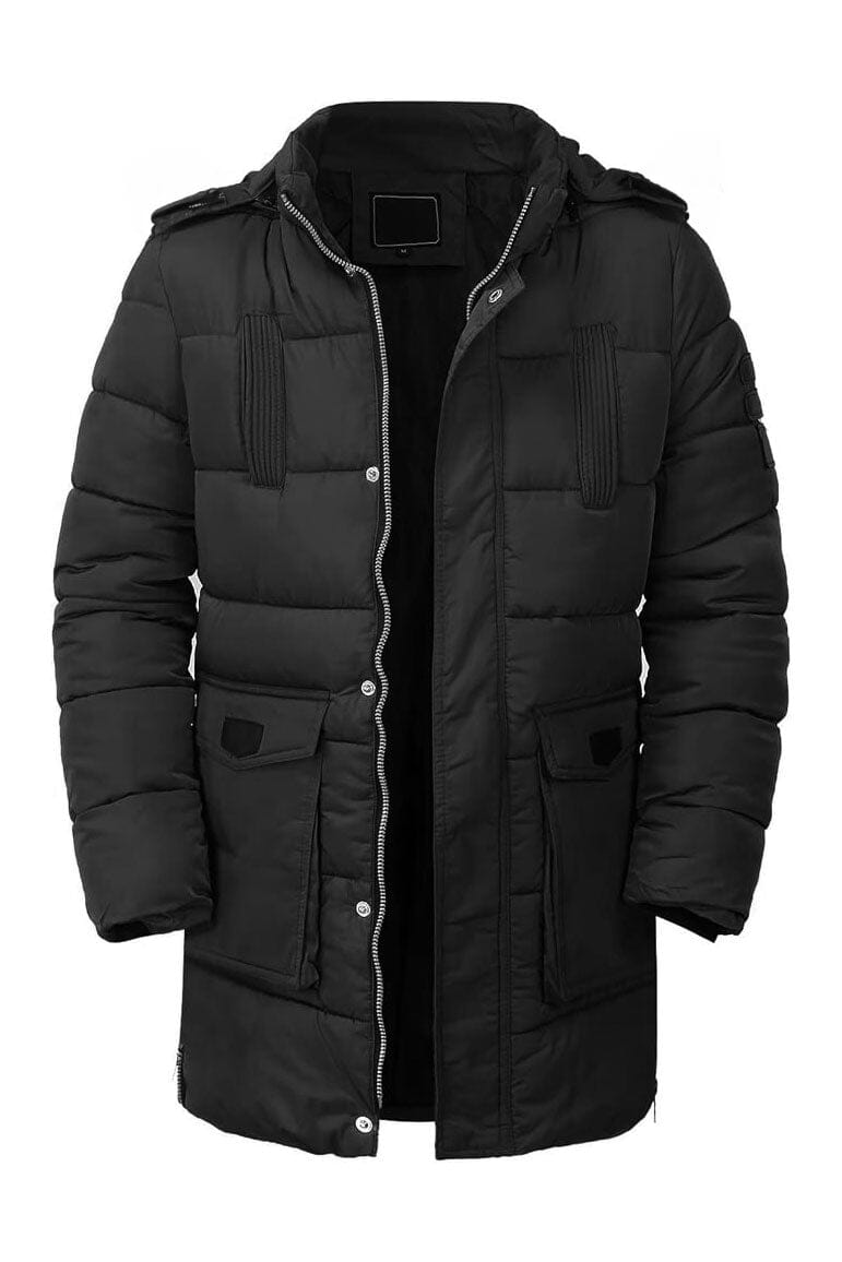 Fashion Men's Long Style Hooded Puffer Jacket Men's Jacket First Choice 