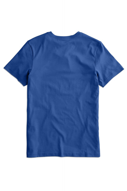 LE Men's V-Neck Tee: 100% BCI Combed Cotton Elegance Men's Tee Shirt Image 