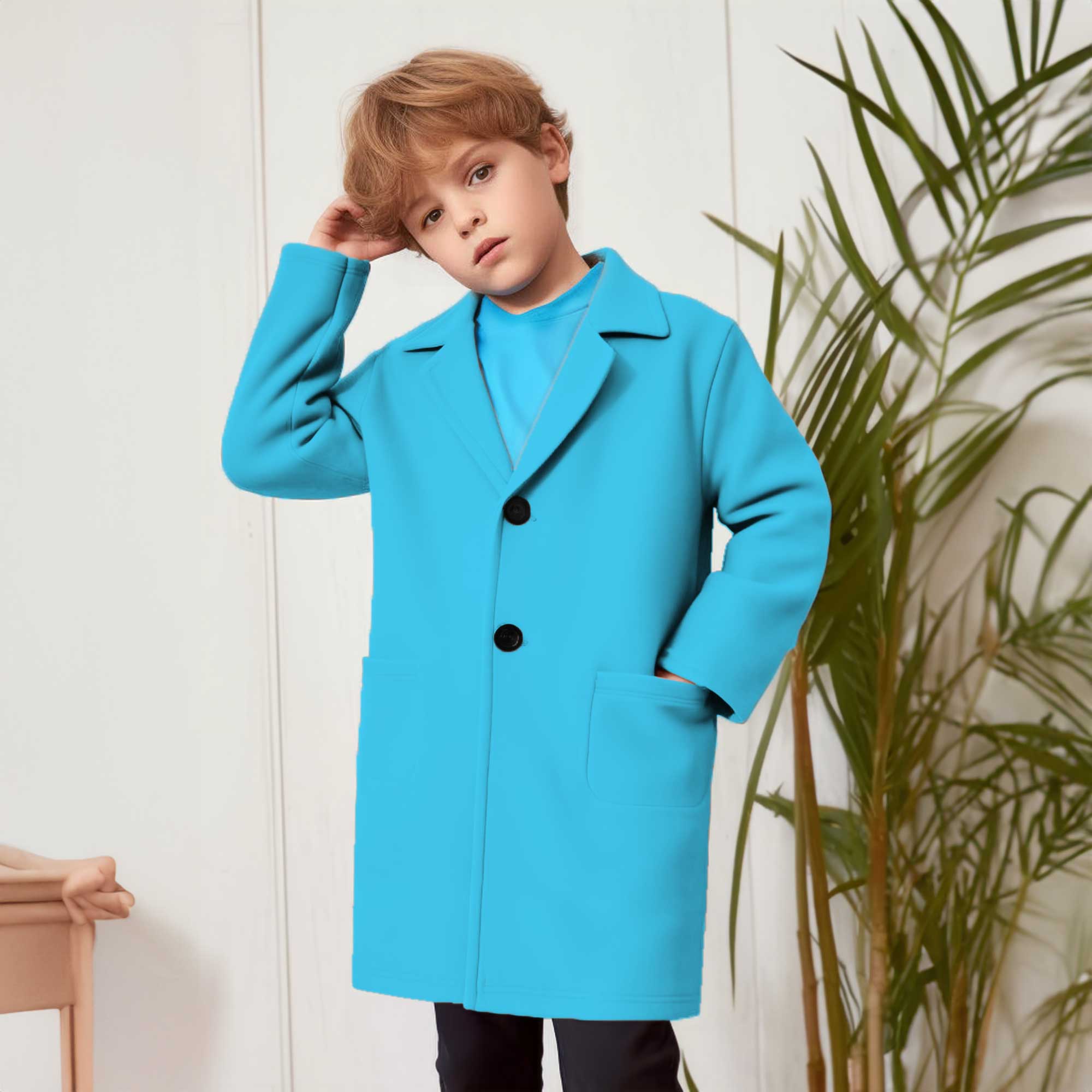 Long blue coat hotsell