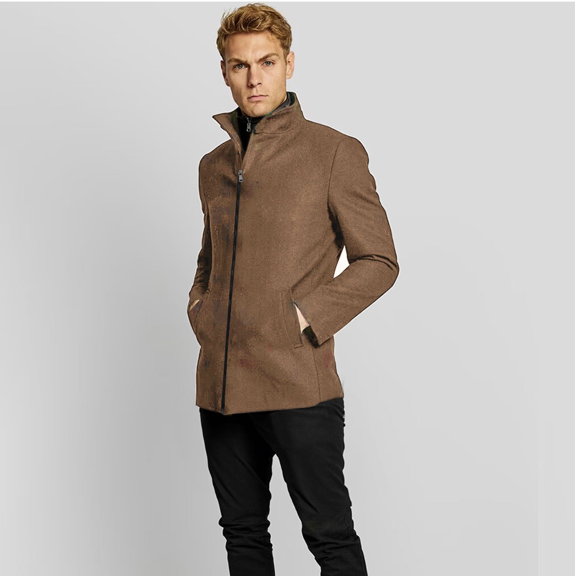 Long sleeve jacket mens deals
