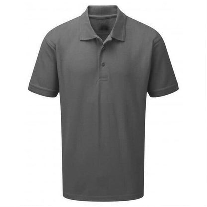 Men's Ontario Minor Fault Short Sleeve Polo Shirt Men's Polo Shirt Image Graphite XS 