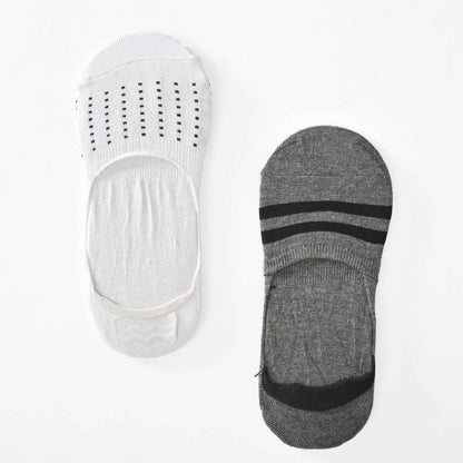 Men's Cotton Invisible Socks - Pack of 2 Pairs Socks RKI D10 EUR 38-43 