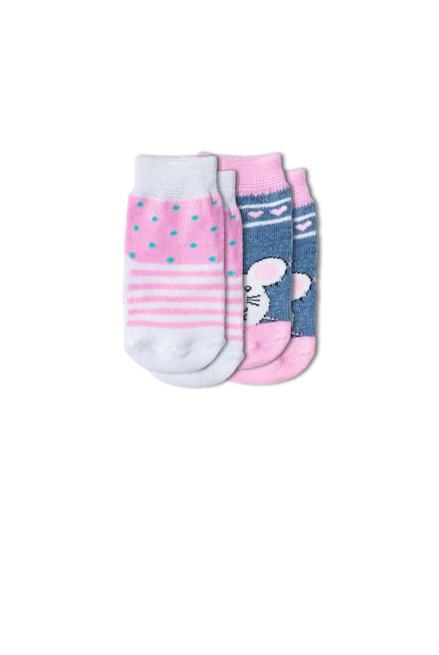 New Born Baby Socks - Pack Of 2