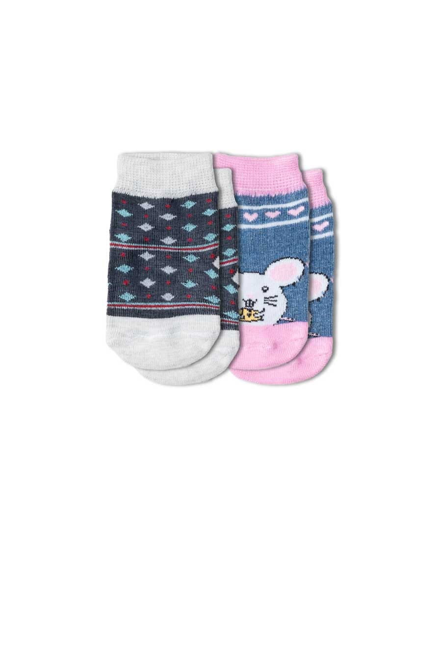 New Born Baby Socks - Pack Of 2