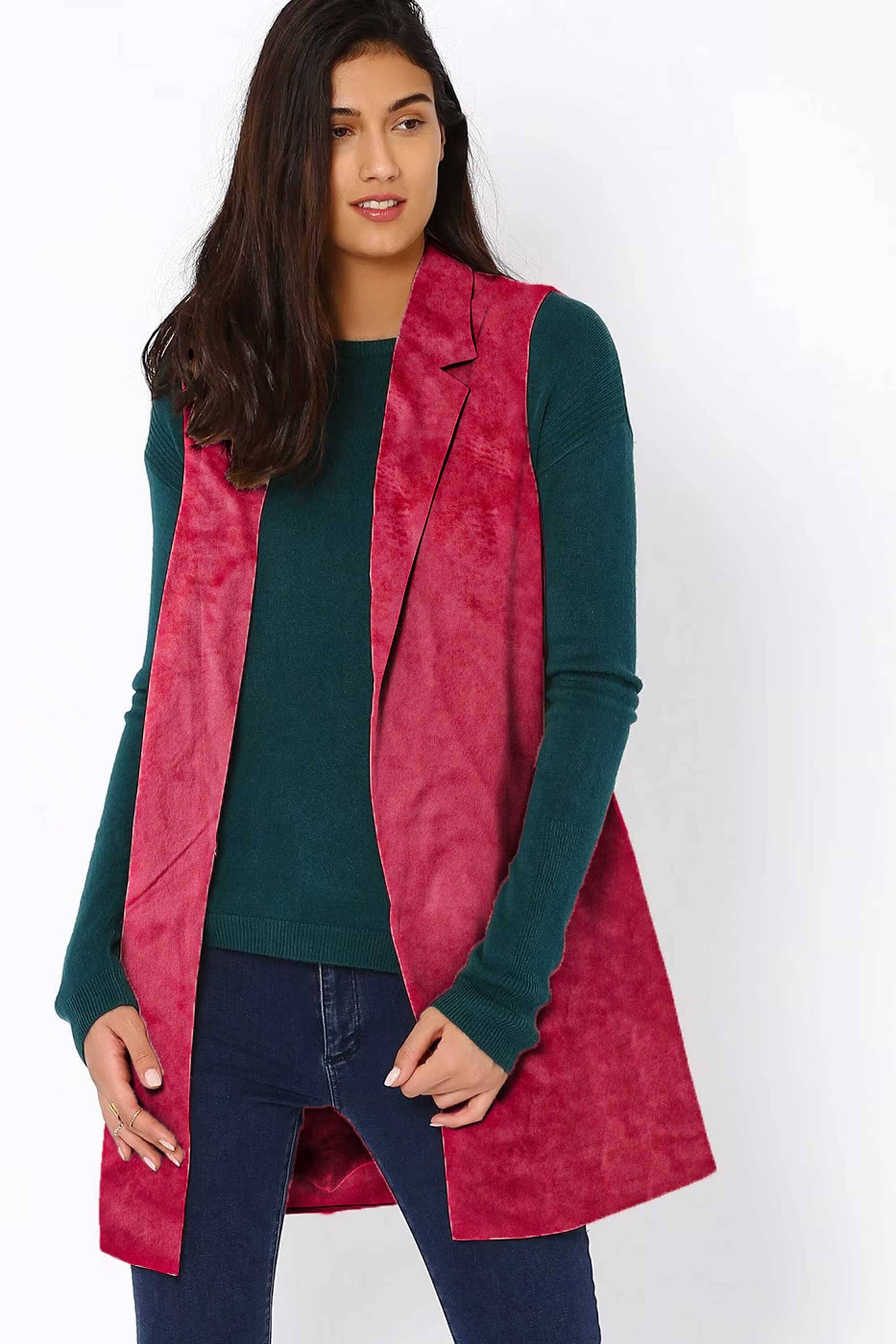 East west Women's Sleeveless Blazer Women's Jacket East West 