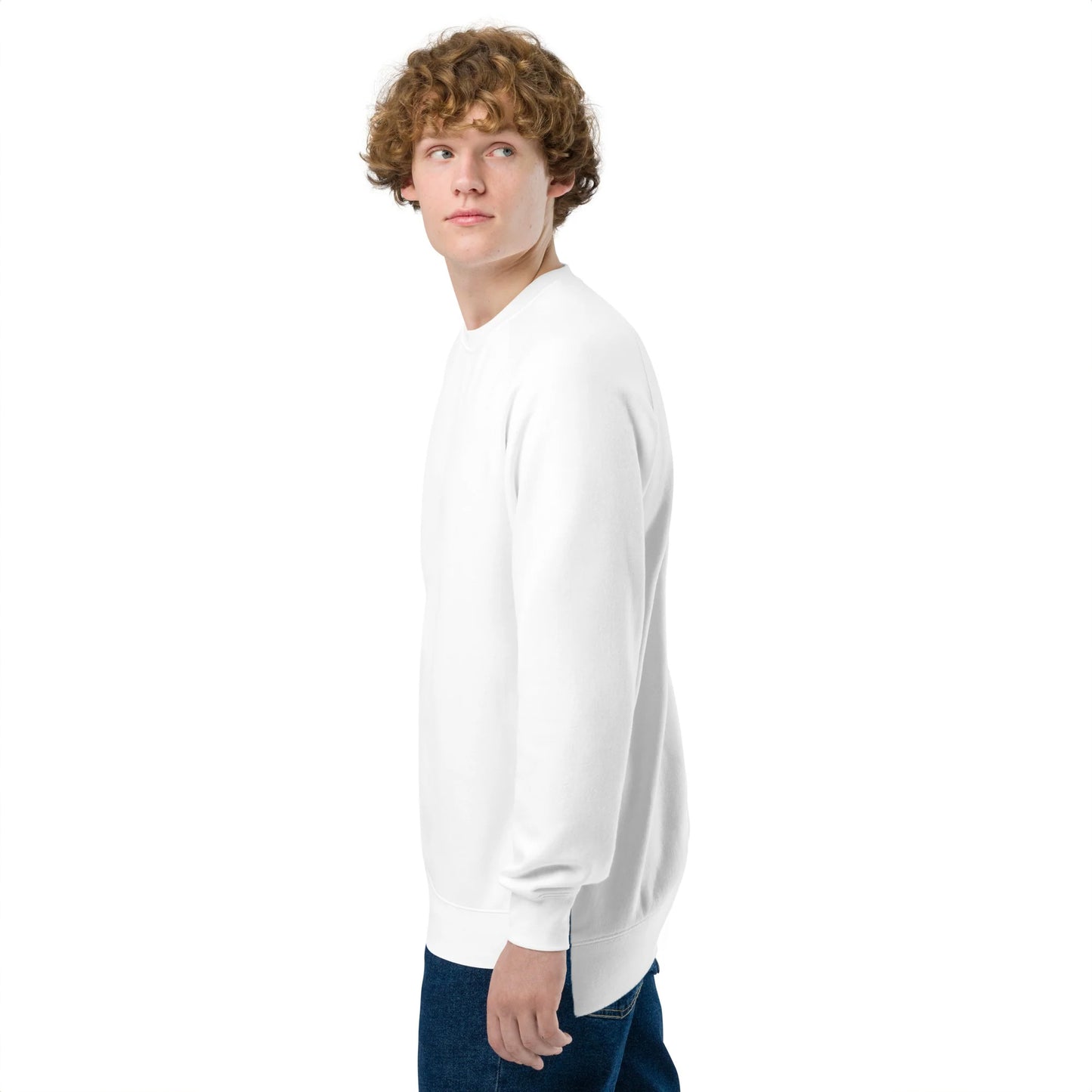 League Men's Raglan Sleeve Fleece Sweat Shirt