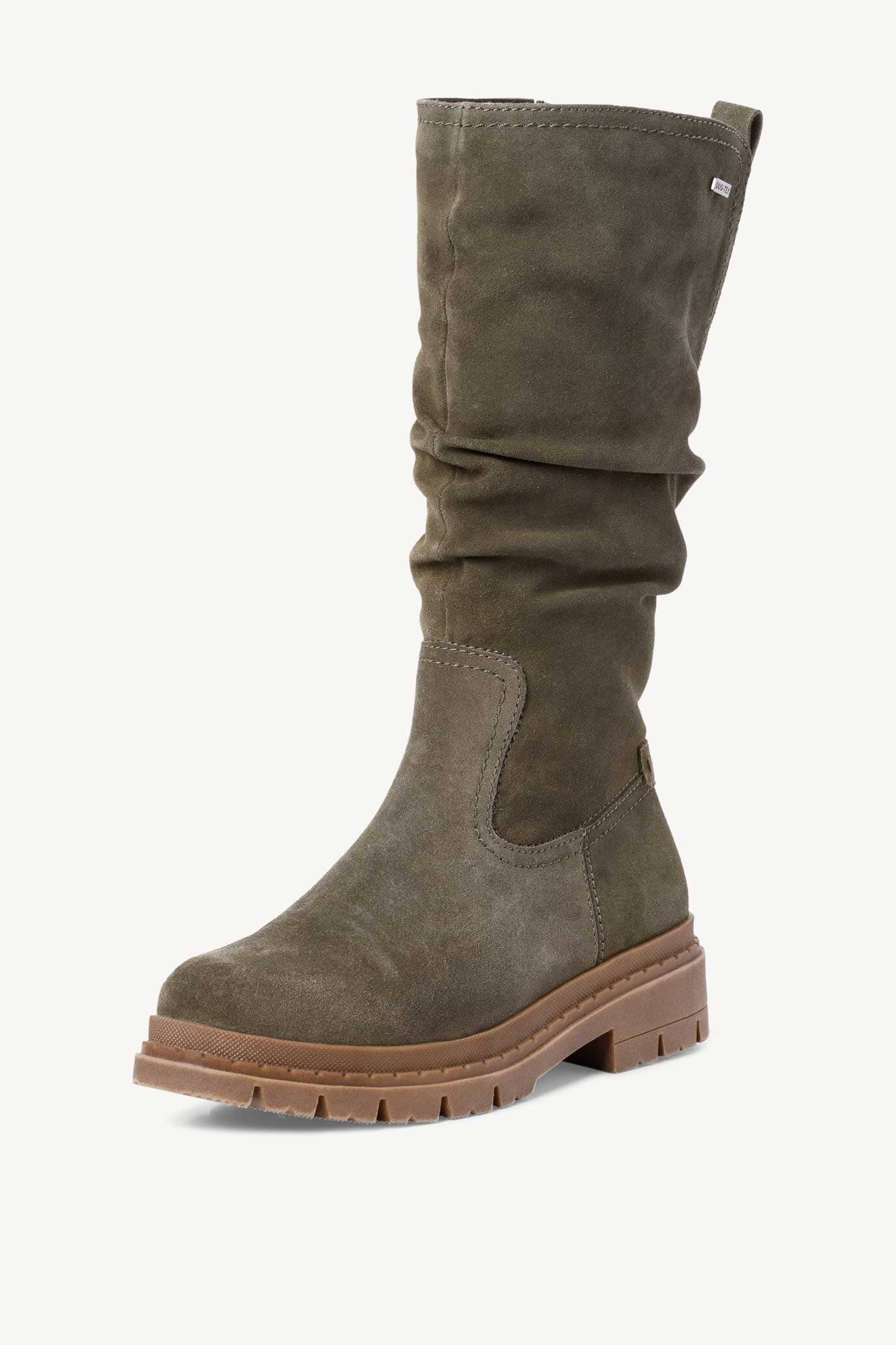 Long grey boots hotsell