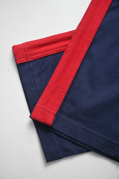 Navy & Red