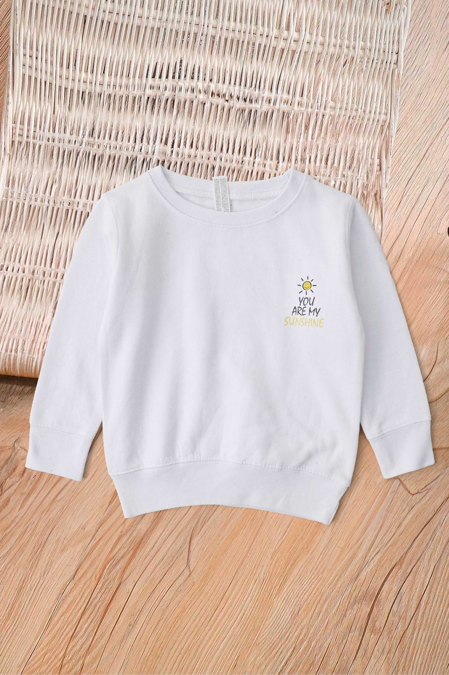 Rabbit Skins Kid's You Are My Sunshine Printed Fleece Sweatshirt Kid's Sweat Shirt SNR 