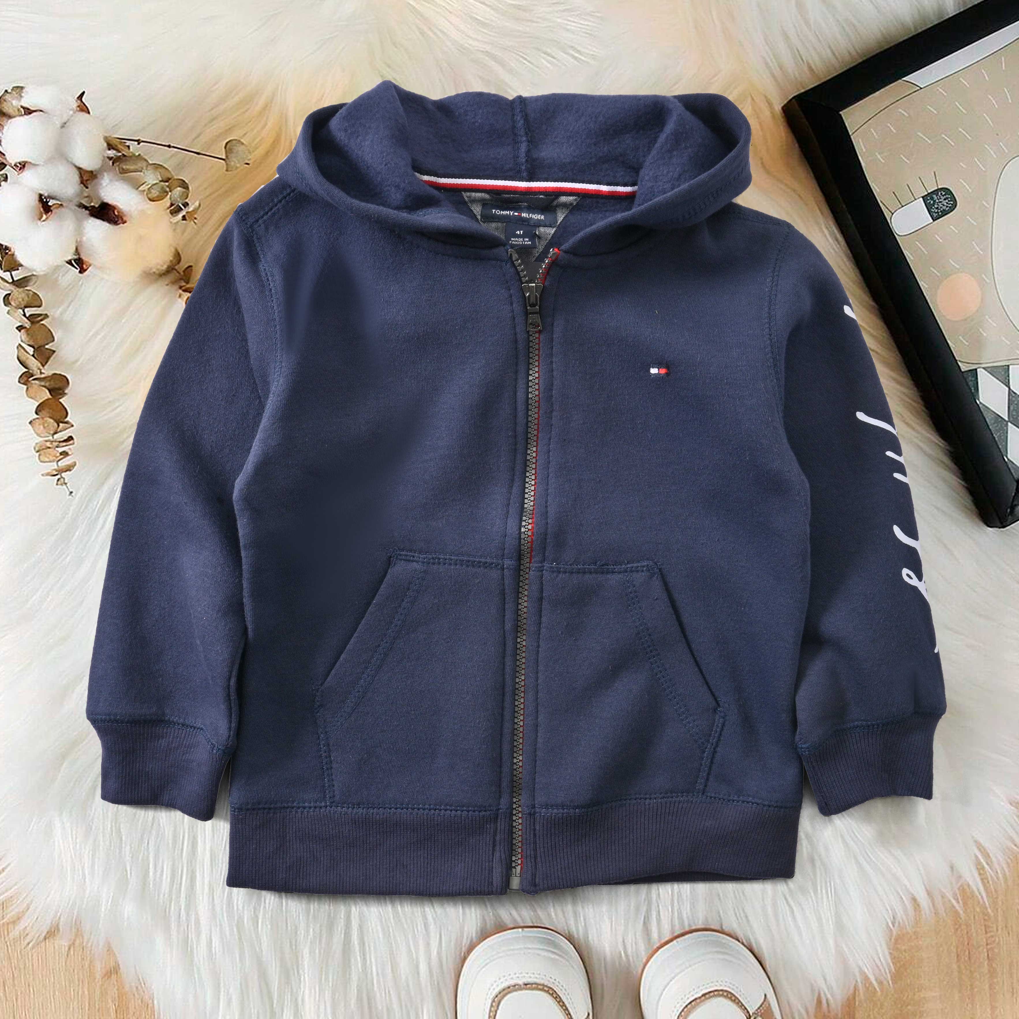 Tommy hilfiger fleece online logo hoodie