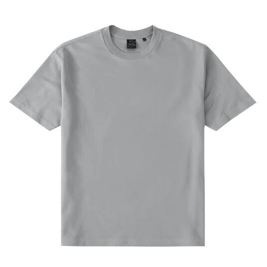 GW Men's Plain Crew Neck Classic Tee Shirt Men's Tee Shirt Minhas Garments Light Grey XS 