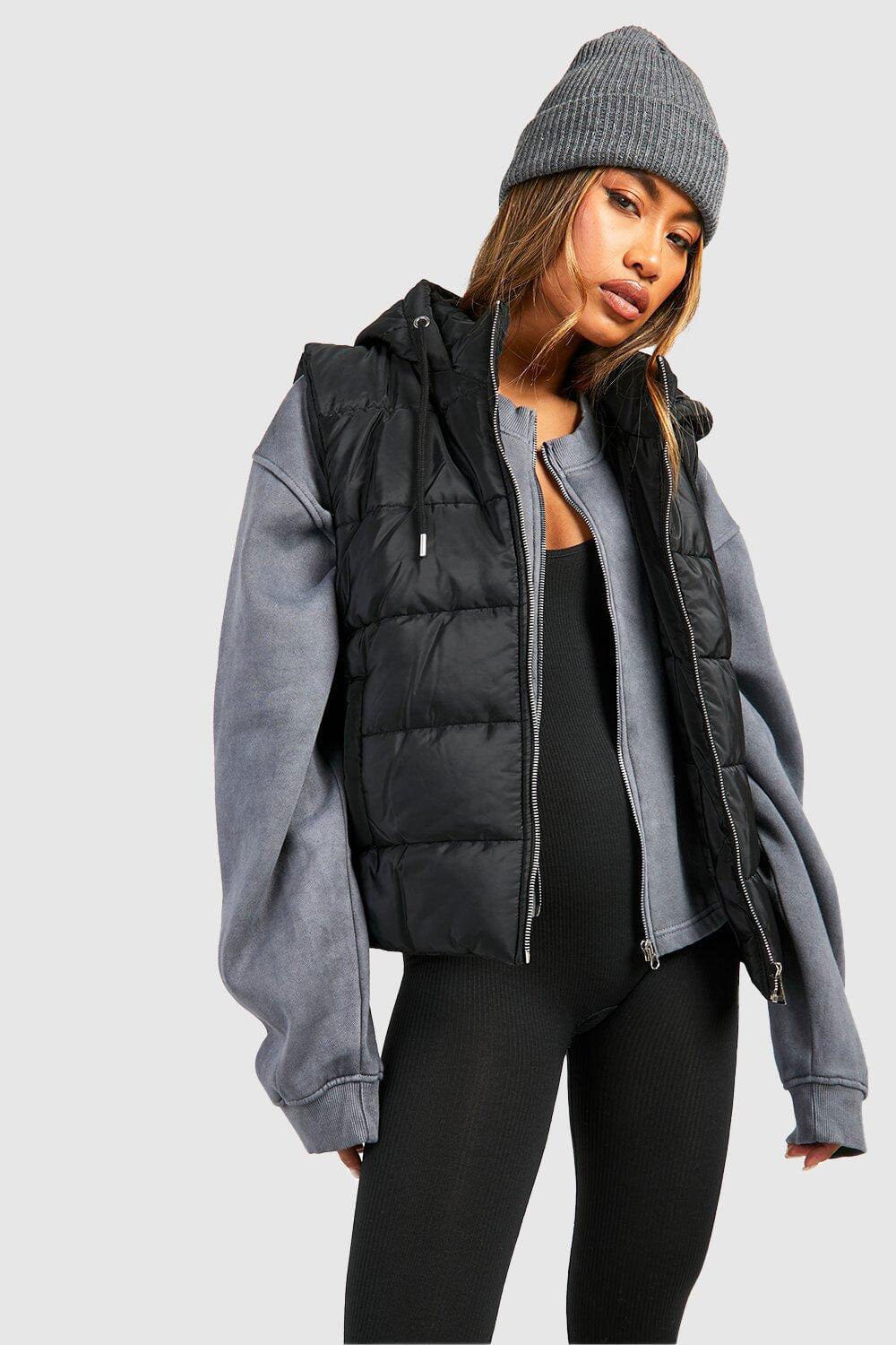 Rising Unisex Sleeveless Hooded Jacket Unisex Jacket Rooshani Enterprises 