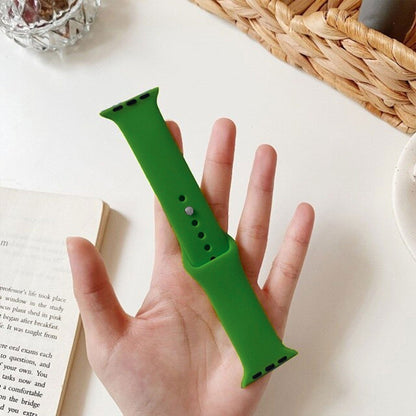 Silicone Ultra Smart Watch Strap for Apple Watch Wrist Watch SDQ Green 