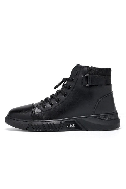 Men's High Top Lace-Up Sneakers Men's Shoes Shaoxing Shangqu im&ex Co.,ltd 