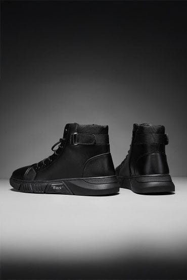 Men's High Top Lace-Up Sneakers Men's Shoes Shaoxing Shangqu im&ex Co.,ltd 