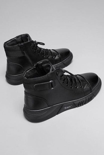 Men's High Top Lace-Up Sneakers Men's Shoes Shaoxing Shangqu im&ex Co.,ltd 