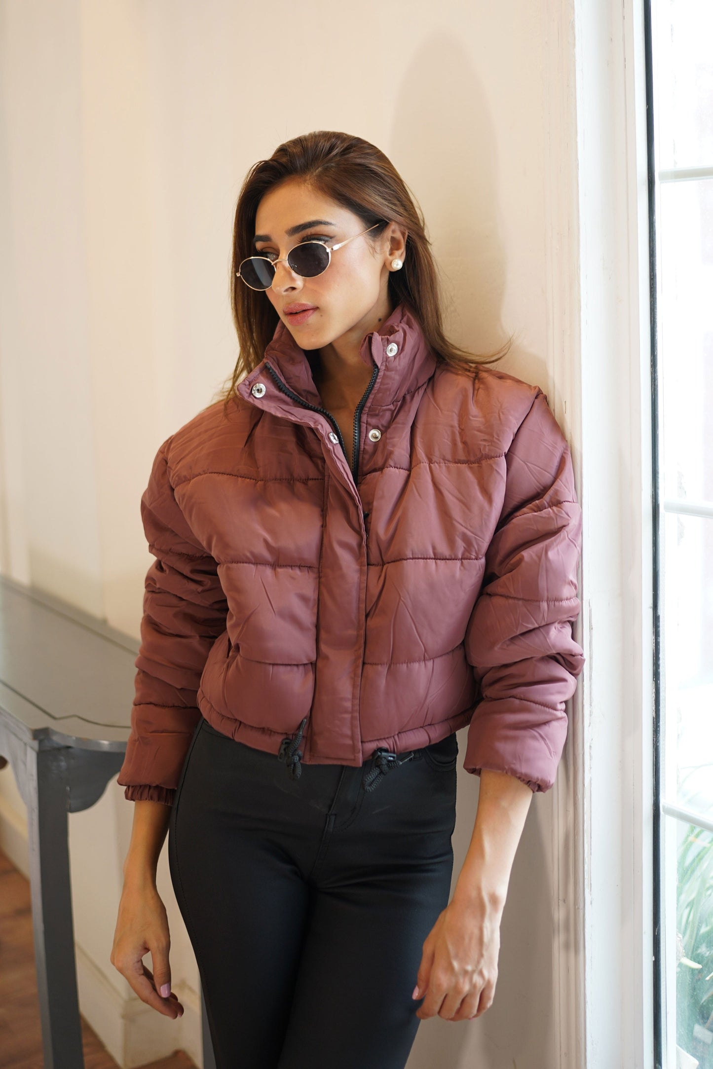 RSG Women's Padded Puffer Crop Jacket Women's Jacket Rooshani Enterprises 