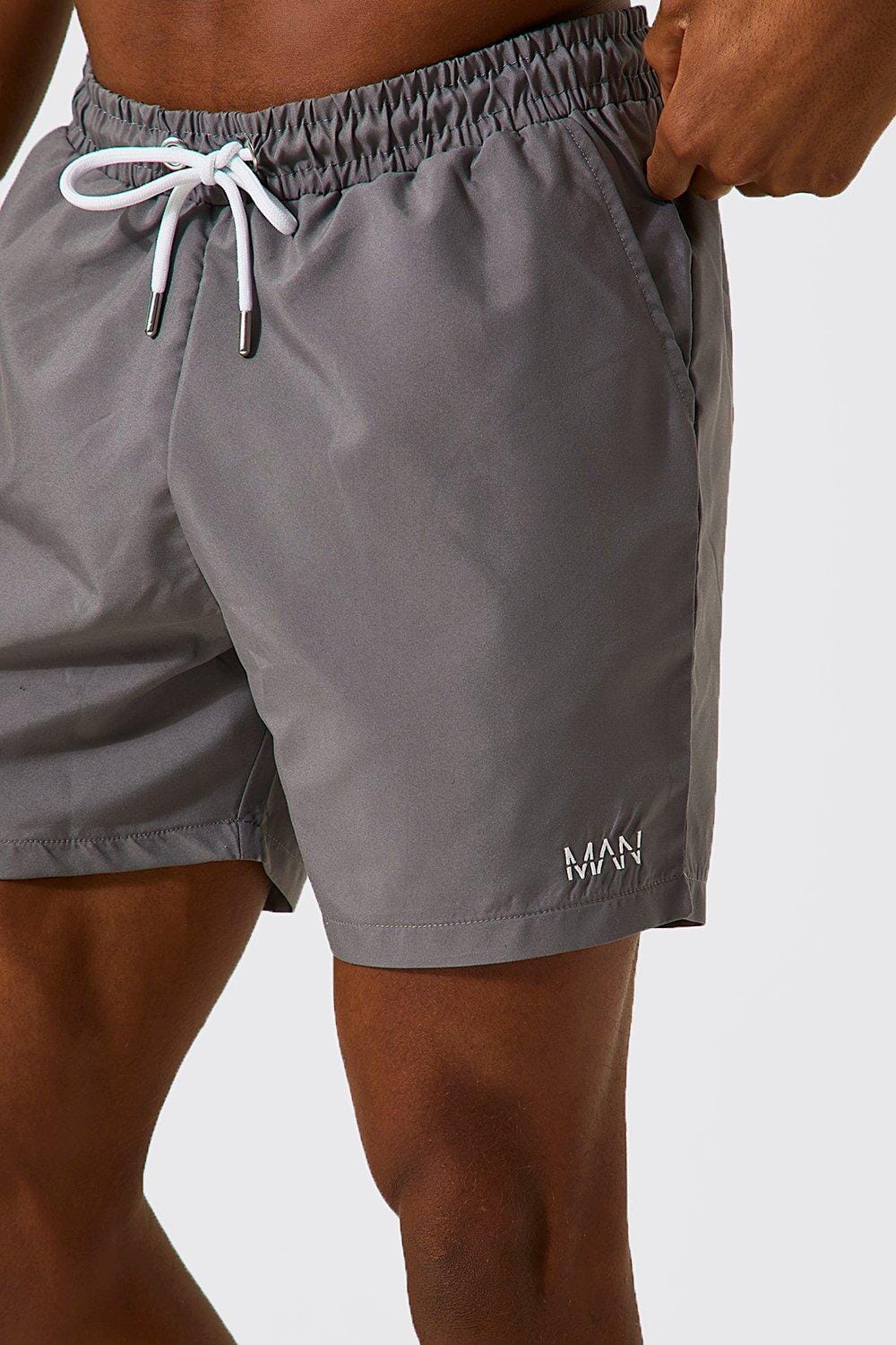 BM Men's Logo Embroidered Activewear Swim Shorts Men's Shorts Umer A Latif 