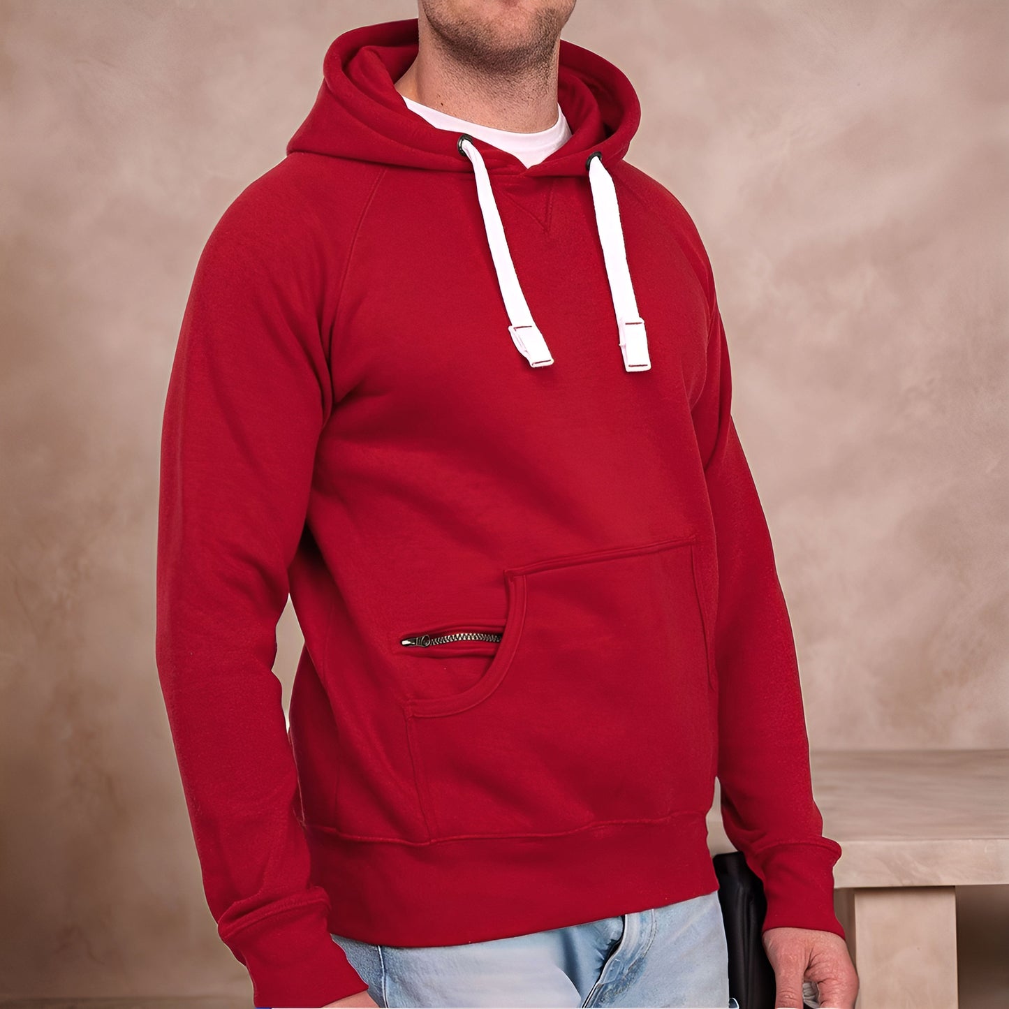 Payper Men's Raglan Sleeve Minor Fault Pullover Hoodie