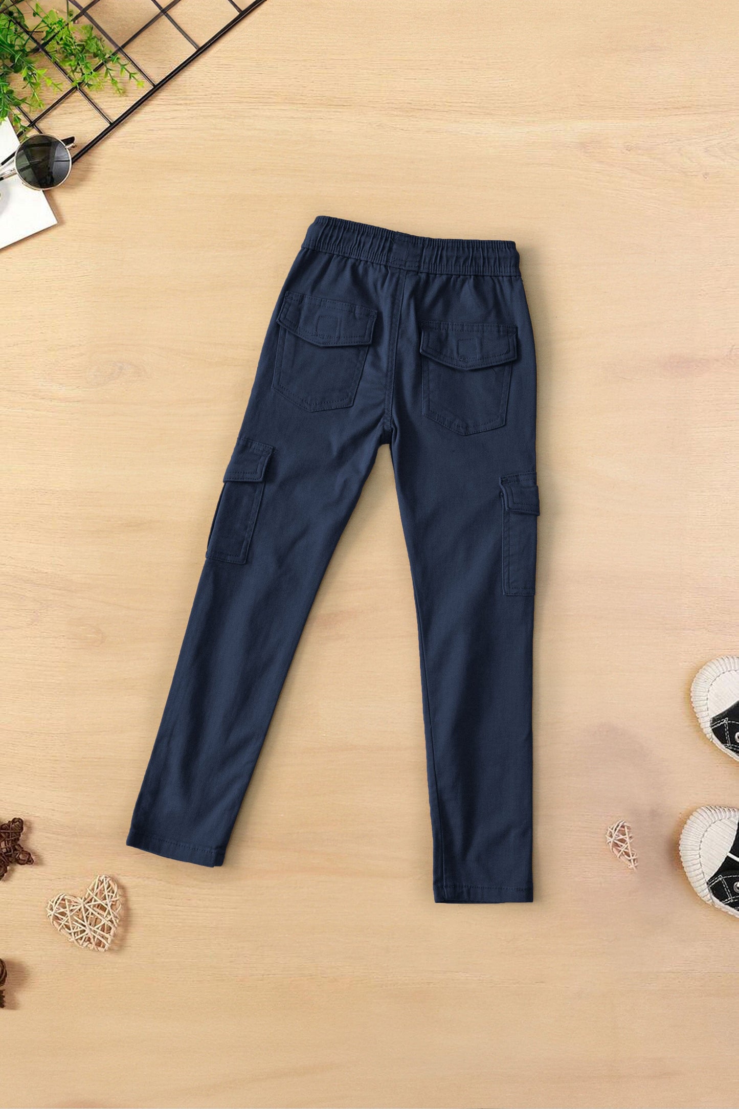 Fashion Classic Boy's Cargo Pants Boy's Trousers HAH Enterprise Navy 4 Years 