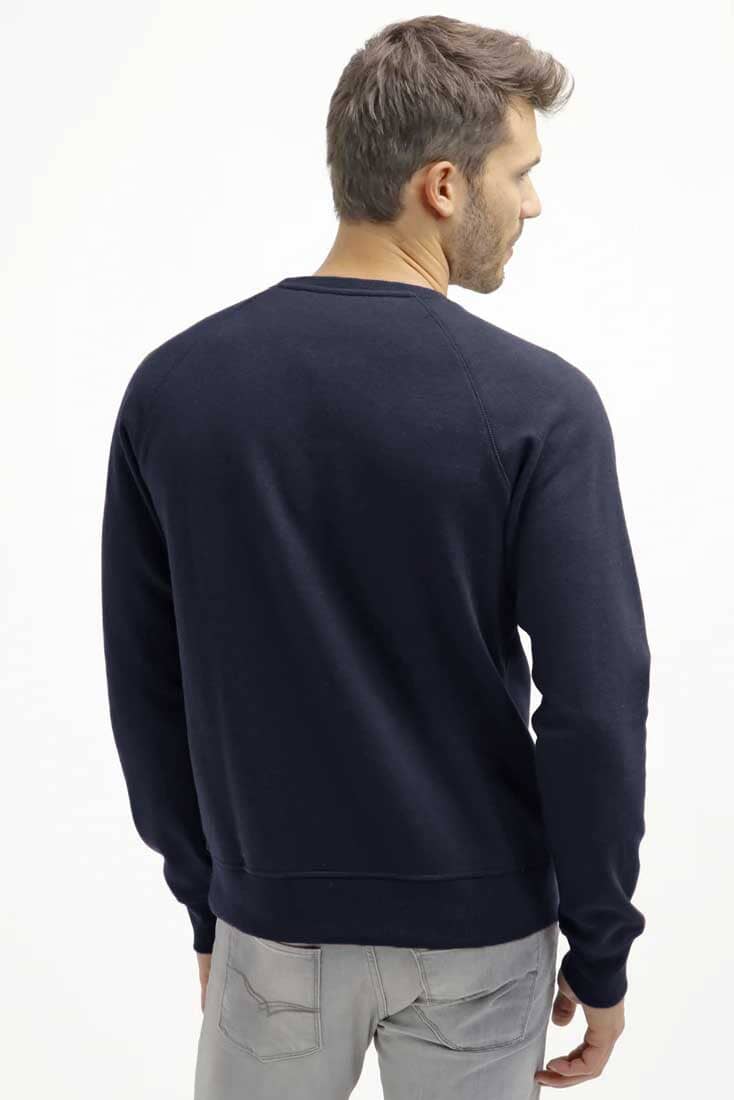 USPA Men's Raglan Logo Embroidered Fleece Sweat Shirt Men's Sweat Shirt Fiza 