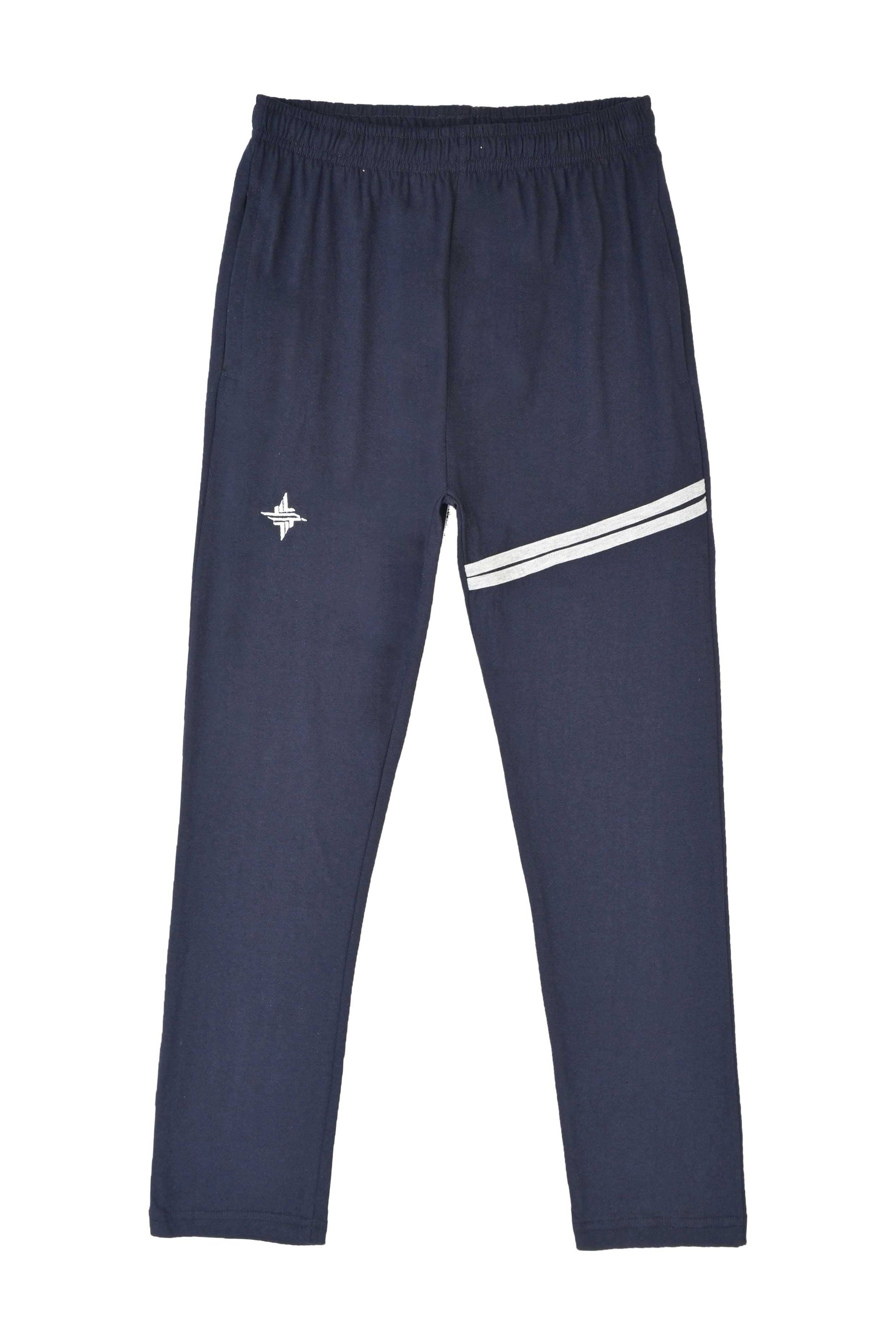 Men's Embroidered Logo & Stripes style Classic Trousers