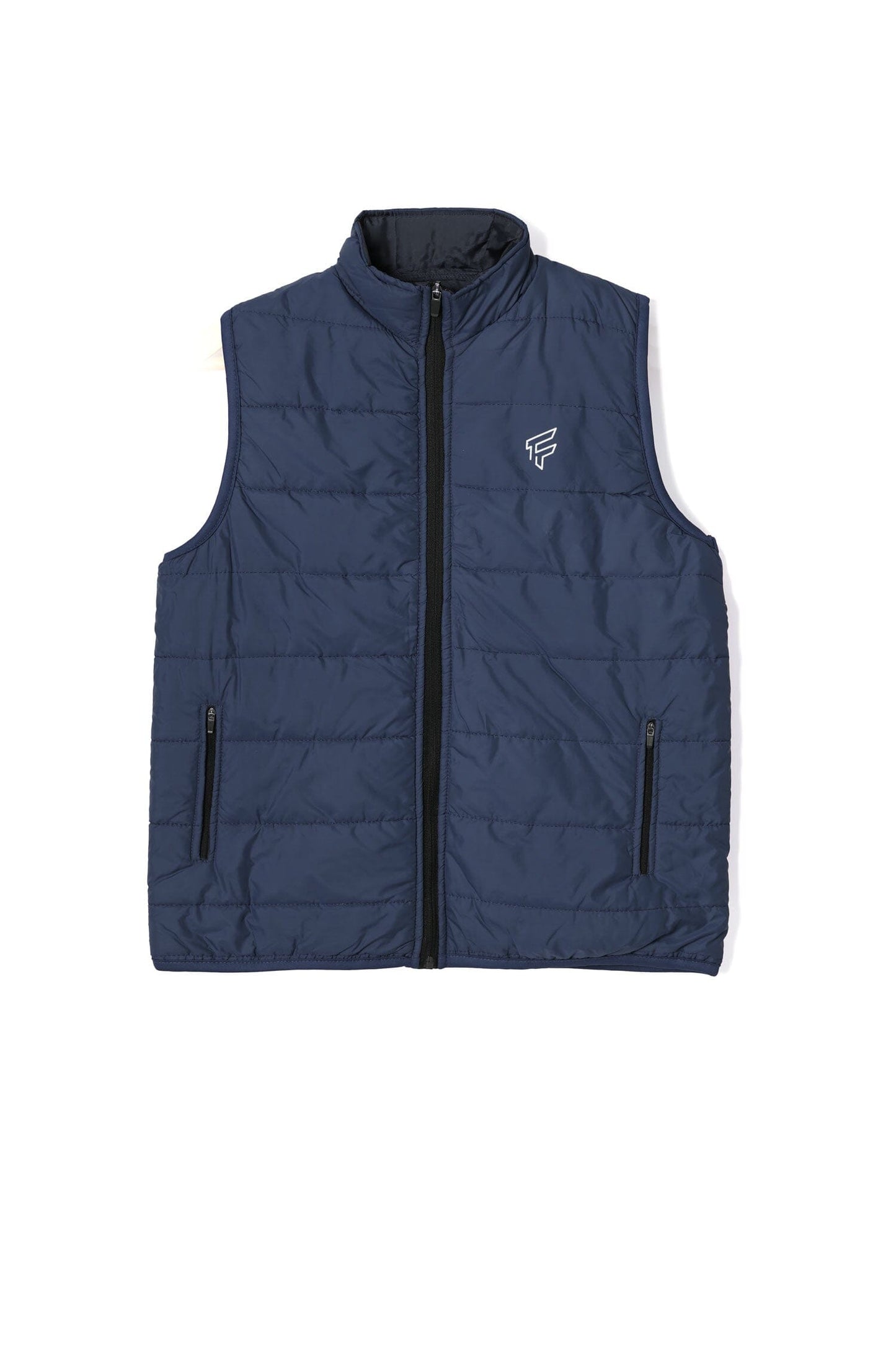 Men's F Printed Liverpool Minor Fault Puffer Gilet Minor Fault Ibrahim Traders ( SALE BASIS ) Navy S 