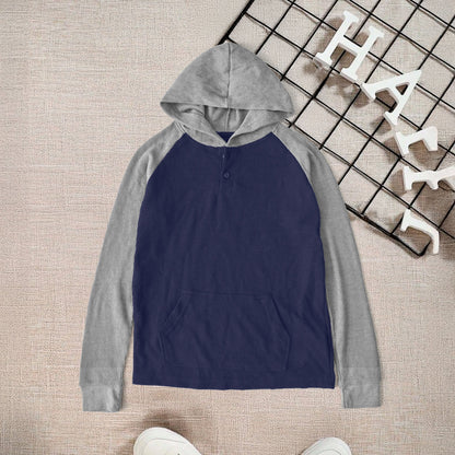 Navy & Heather Grey