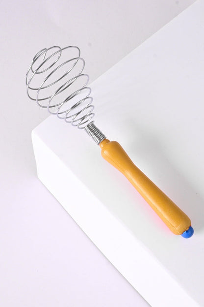 Stainless Steel Egg Beater With Plastic Handle Crockery RAM Mustard 