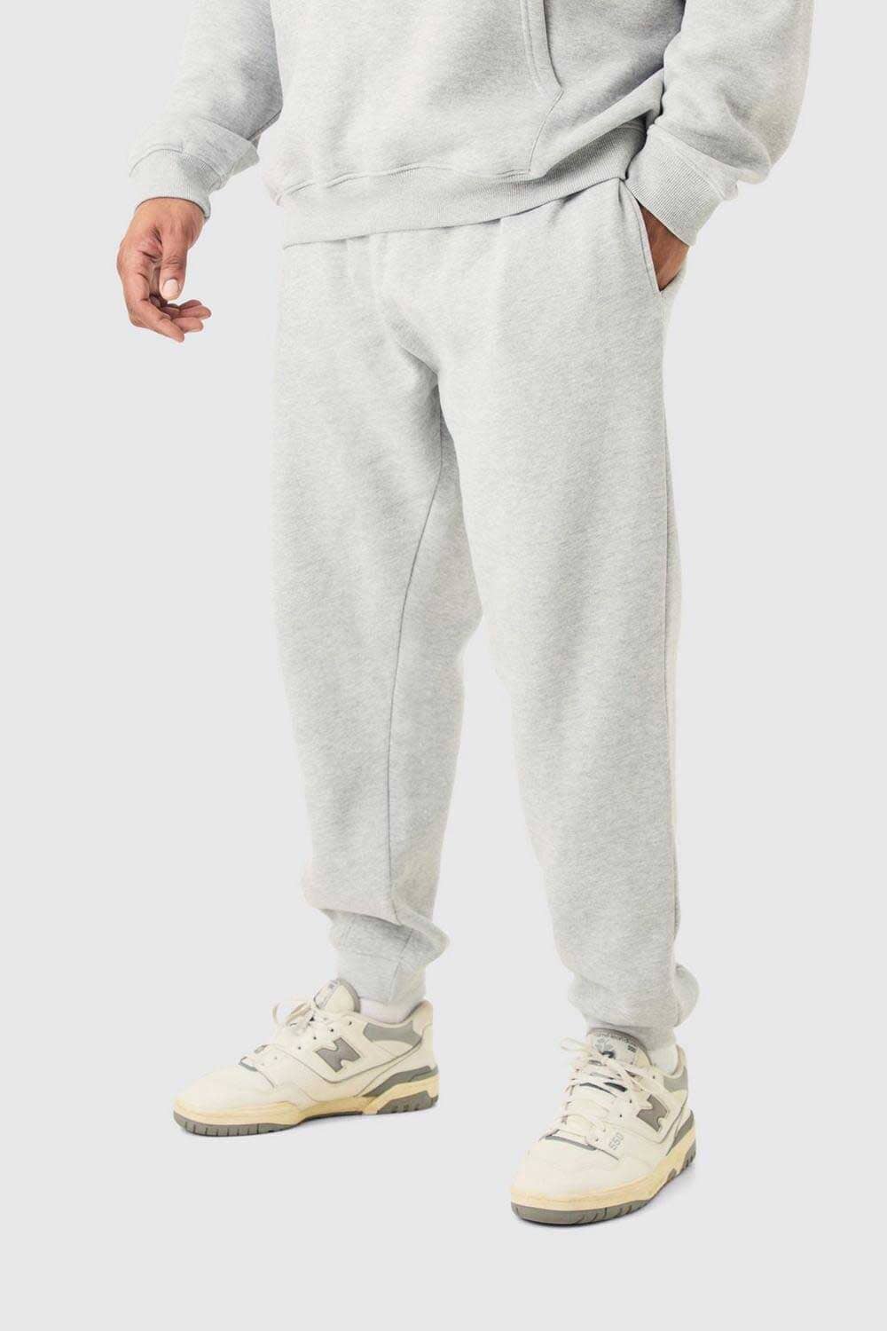 BHM Men's Preston Fleece Jogger Pants Men's Jogger Pants Fiza International Co. Grey Melange XS 