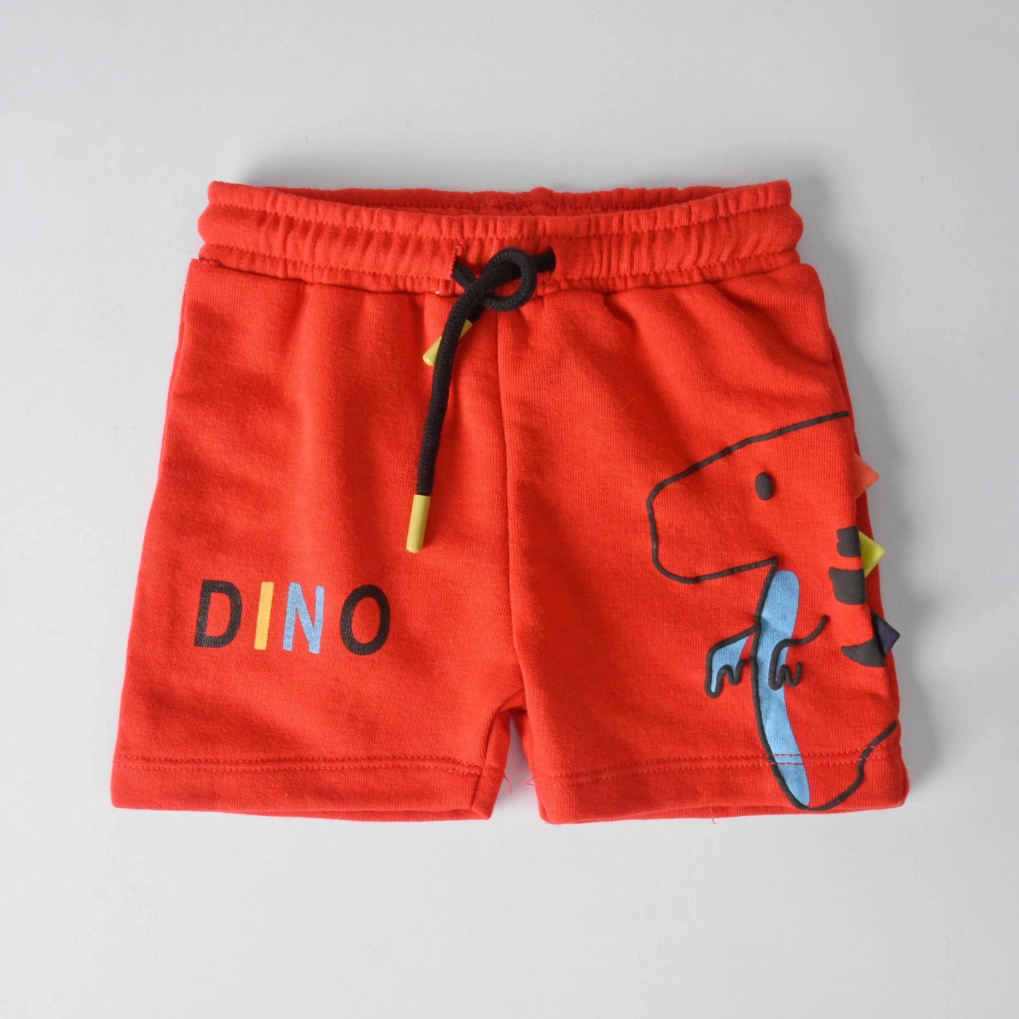 Tiny Teen Baby Kid's Dino Printed Shorts Kid's Shorts SNR Red 6-9 Months 