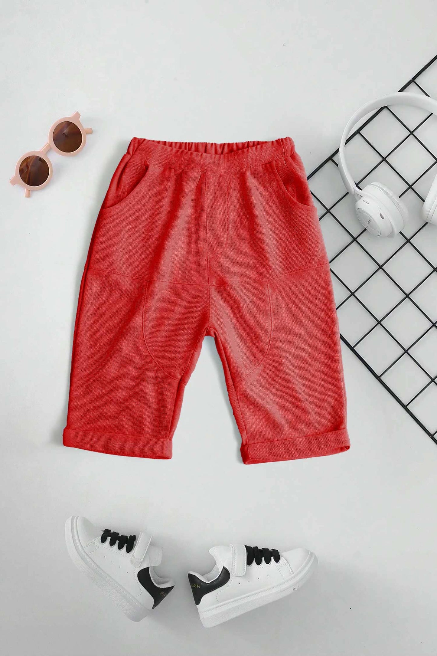 Polo Republica Boy's Folded Bottom Shorts