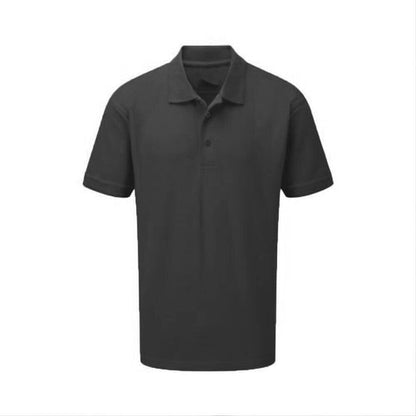 Men's Ontario Minor Fault Short Sleeve Polo Shirt Men's Polo Shirt Image Charcoal S 