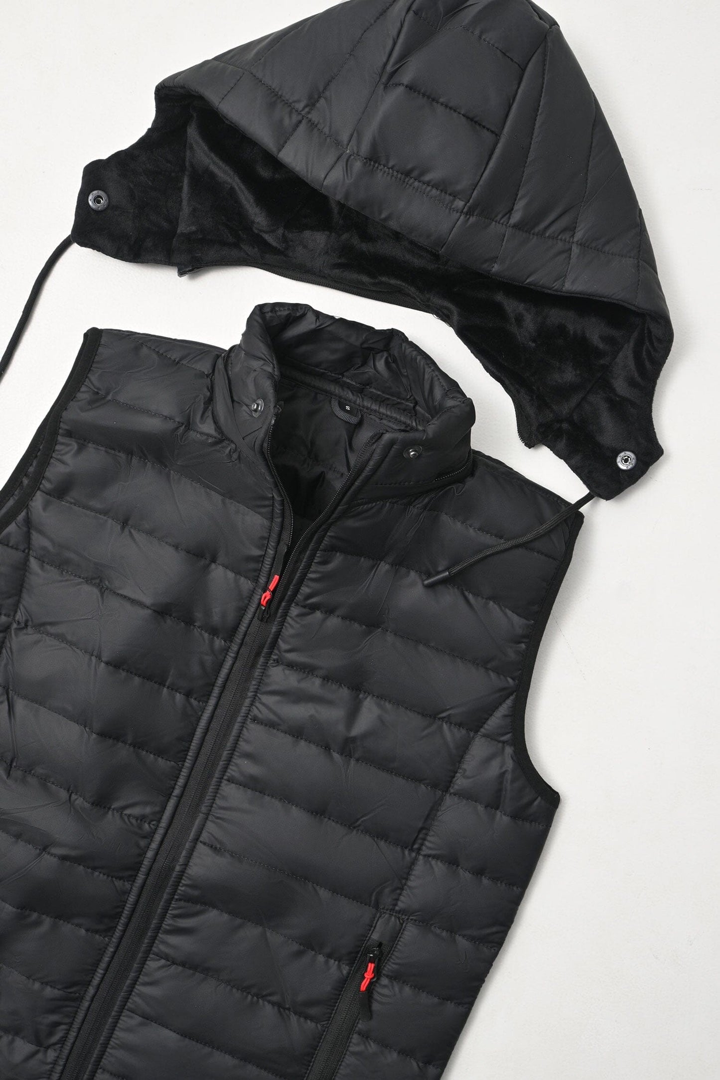 Men's Premium Detachable Hood Puffer Gilet