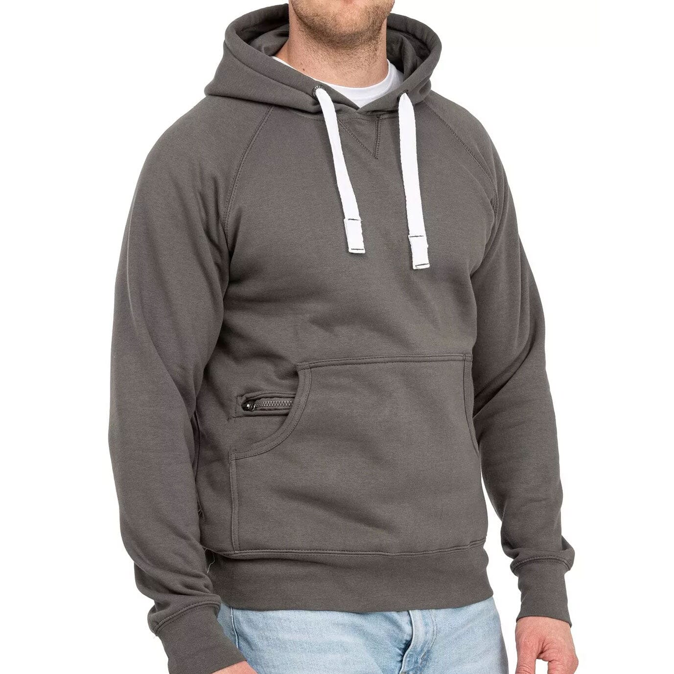 Payper Men's Pullover Raglan Sleeve Minor Fault Hoodie Men's Jacket First Choice Dark Grey XS 