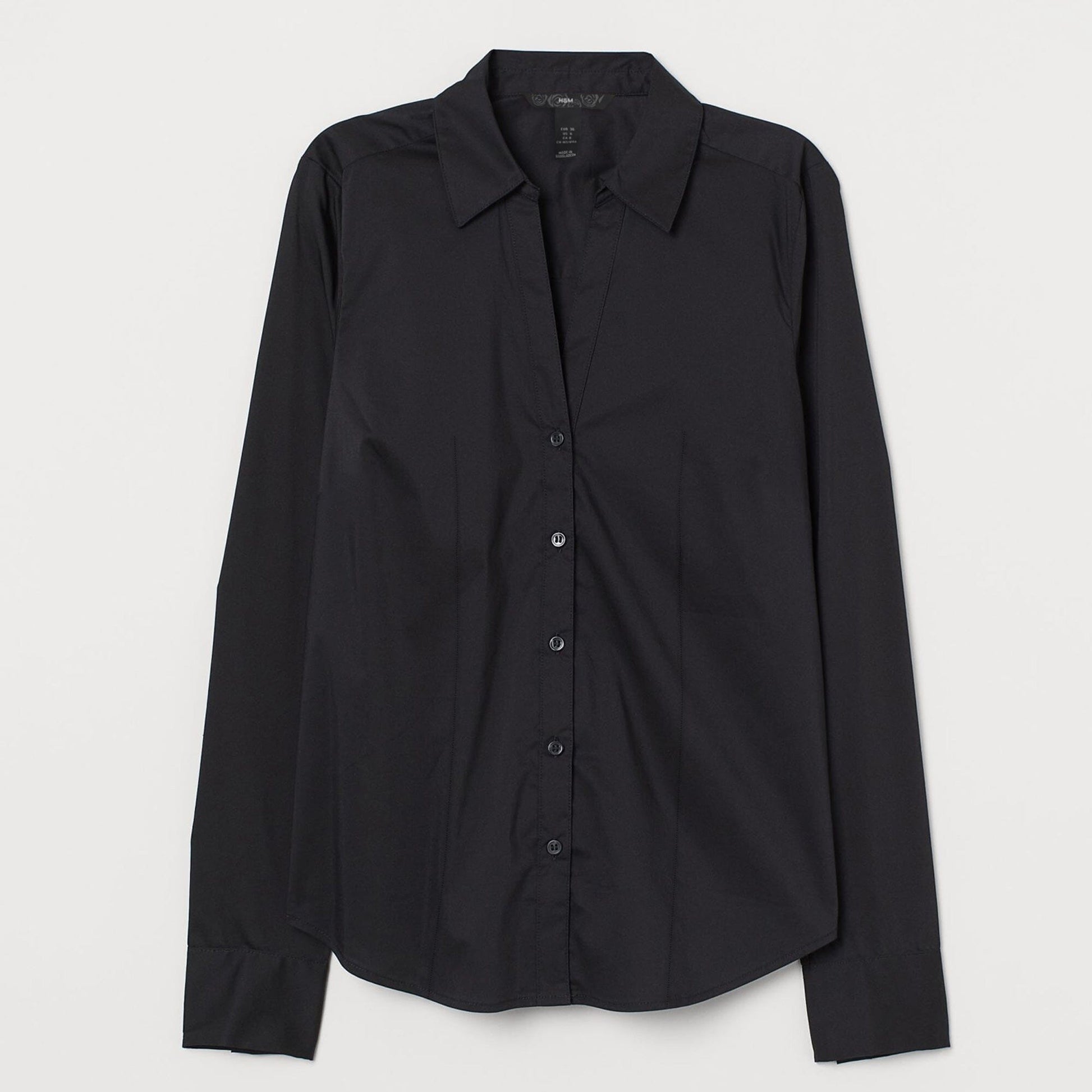 h&m long shirt womens