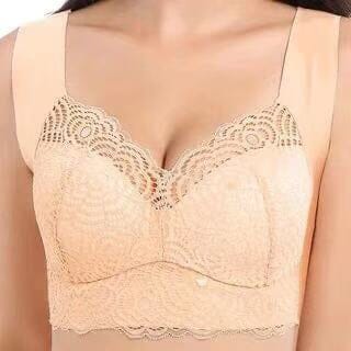 Women's Lace Design Sports Push Up Bra