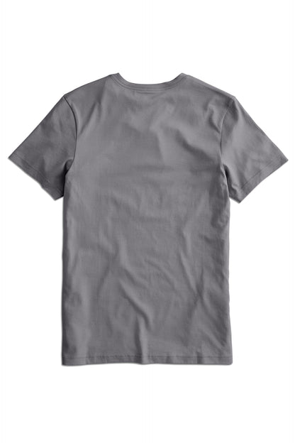 LE Men's V-Neck Tee: 100% BCI Combed Cotton Elegance Men's Tee Shirt Image 