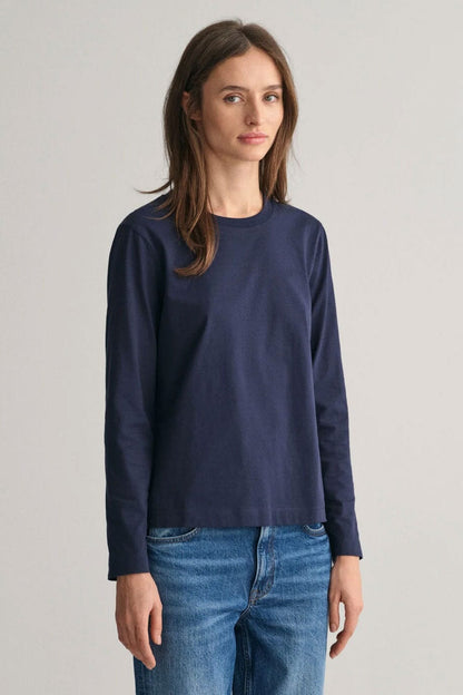 BYD Women's Long-Sleeve Tee: Elegance in 100% BCI Combed Cotton Women's Tee Shirt Image Garments (Pvt.) Ltd. 