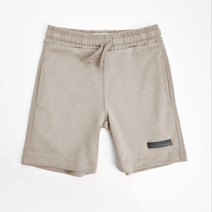 ZR Boy's Day To Day Patched Classic Shorts Boy's Shorts Yasir Bin Asad Light Grey 6 Years 