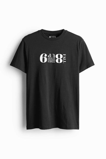 LE Men's CEO Times Standup Printed Crew Neck Tee Shirt Men's Tee Shirt Image 