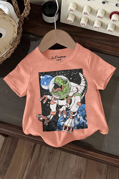 Le Printemps Boy's Dinosaur Printed Tee Shirt Boy's Tee Shirt Athar Traders 