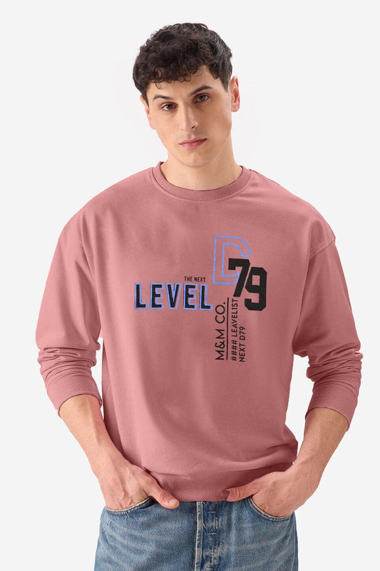 L.A.T Men's The Next Level Printed Fleece Minor Fault Sweat Shirt