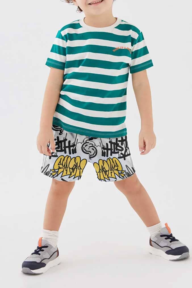 Top Shop Boy's Premium Printed Shorts Boy's Shorts SNR 