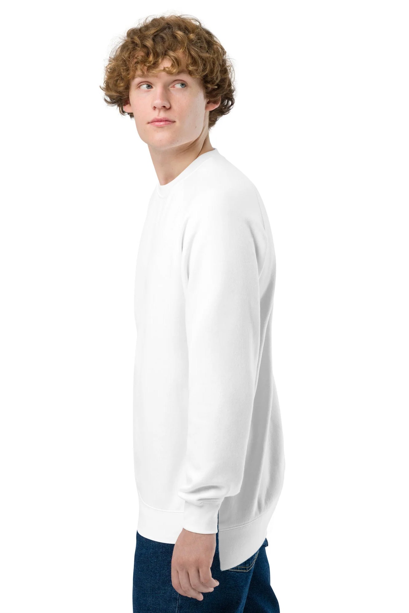 League Men's Raglan Sleeve Fleece Sweat Shirt