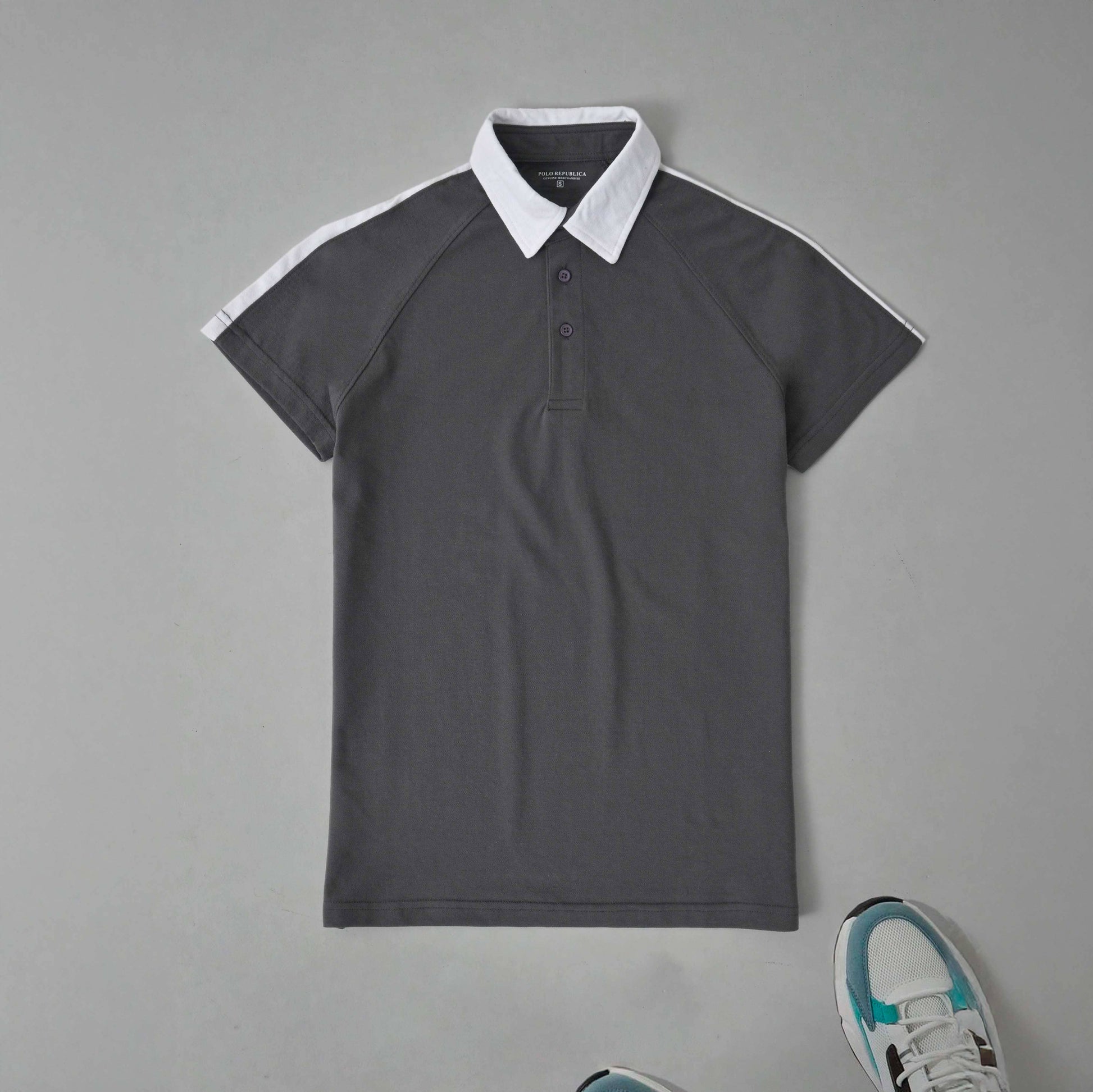 Polo Republica Men's Contrast Collar Polo Shirt