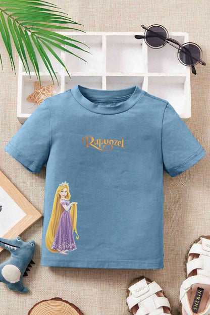 Polo Republica Girl's Superhero Rapunzel Printed Tee Shirt Girl's Tee Shirt Polo Republica 