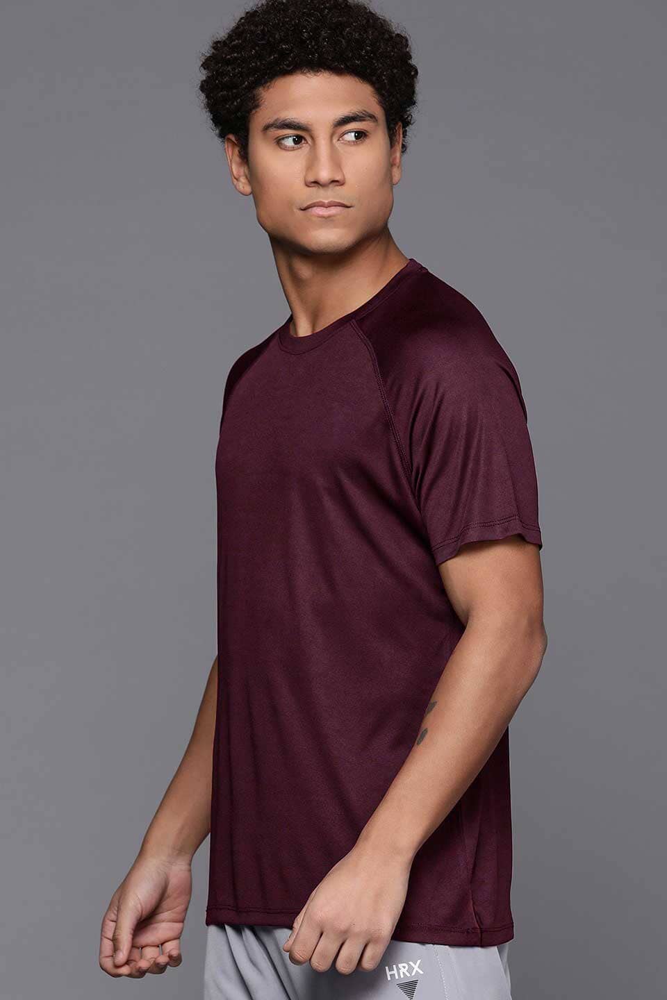 Men's Raglan Sleeve Crew Neck Tee Shirt